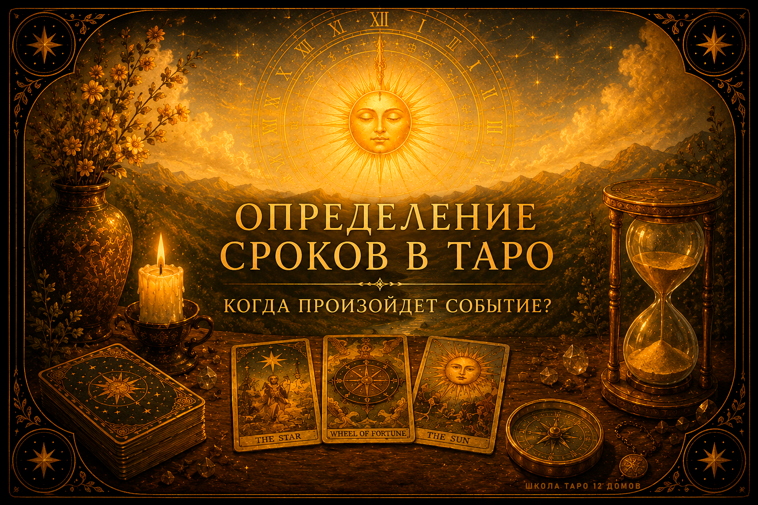 сроки в Таро система определения времени