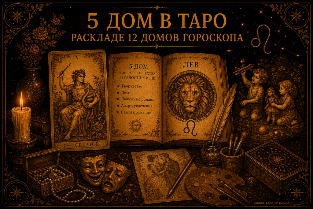 5 дом в Таро схема
